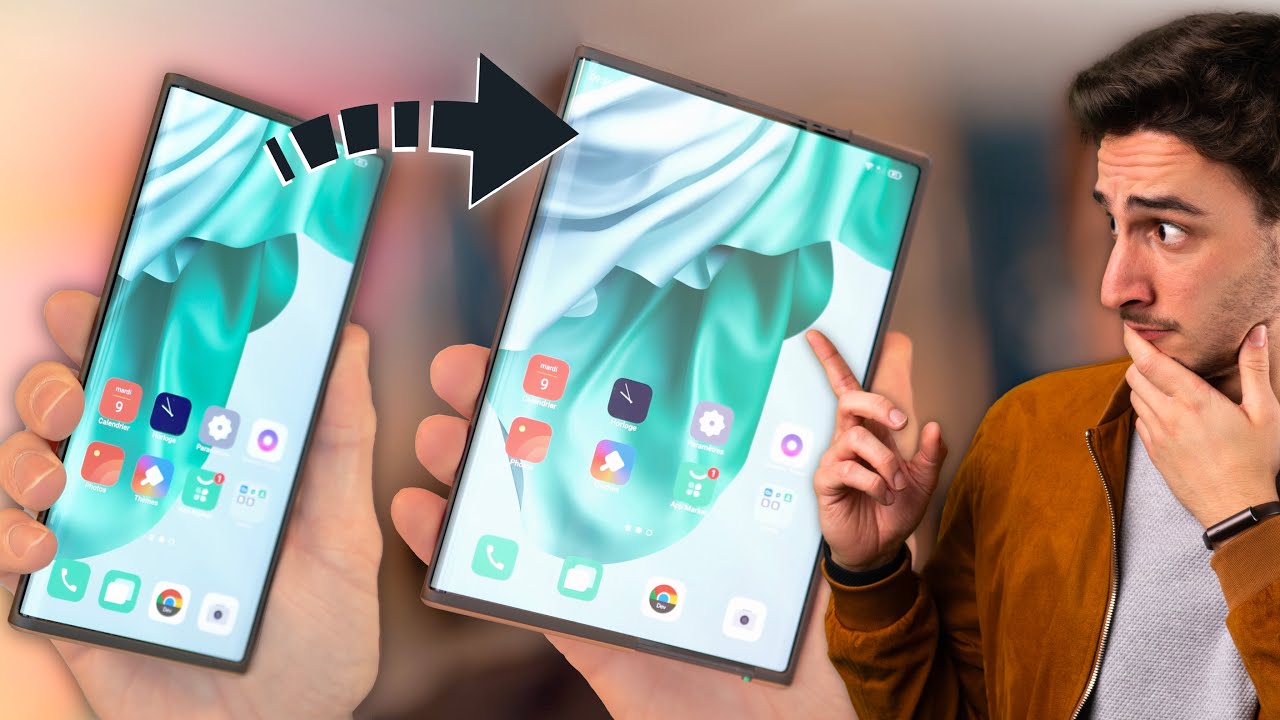 J'ai testé le 1er Smartphone avec écran enroulable ! (Oppo X 2021)