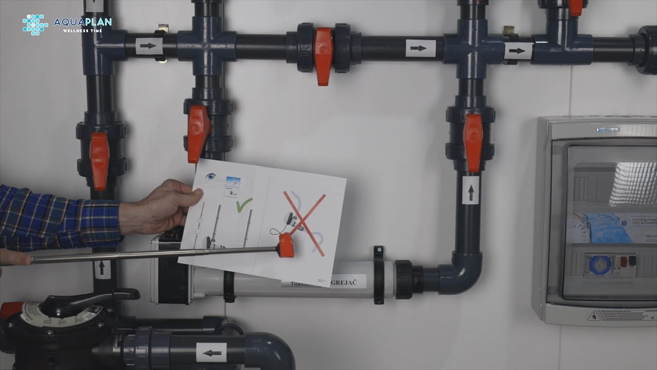 Instalacija grejača za bazen - Titanium 12 kw Pahlen - AQUAPLAN