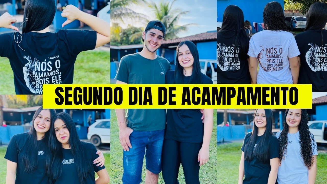SEGUNDO DIA DE ACAMPAMENTO NÃO ACREDITO NO QUE ACONTECEU