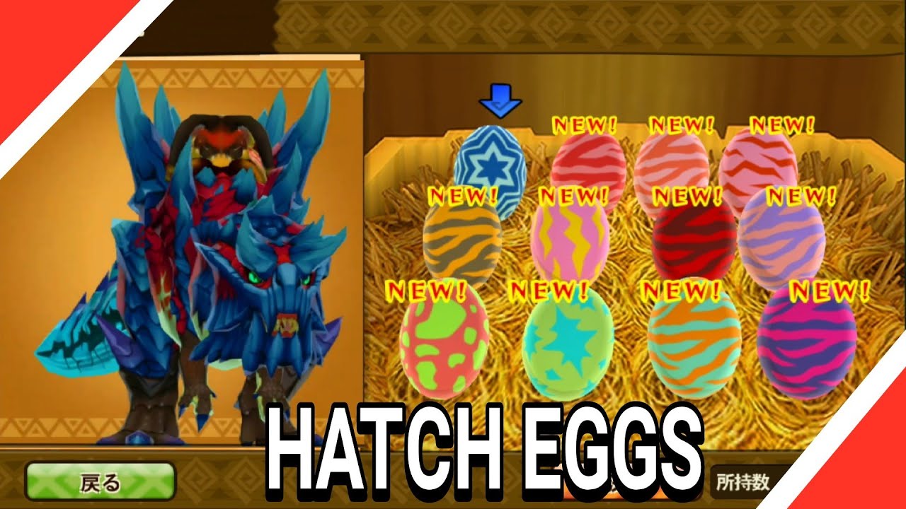 HATCH EGGS !! MONSTER HUNTER STORIES ANDROID GAMEPLAY