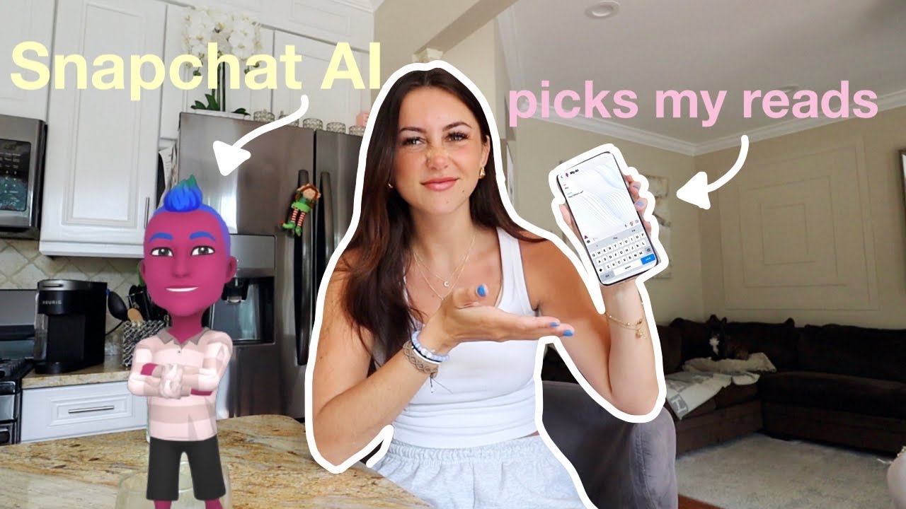 letting snapchat's AI choose the books i read! | spoiler free reading vlog
