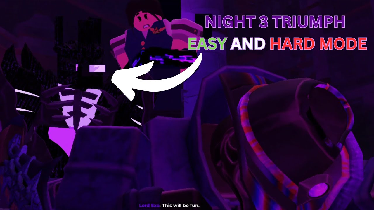 How to beat Night 3 on Easy and Hard mode (TDS Null and Void Event)