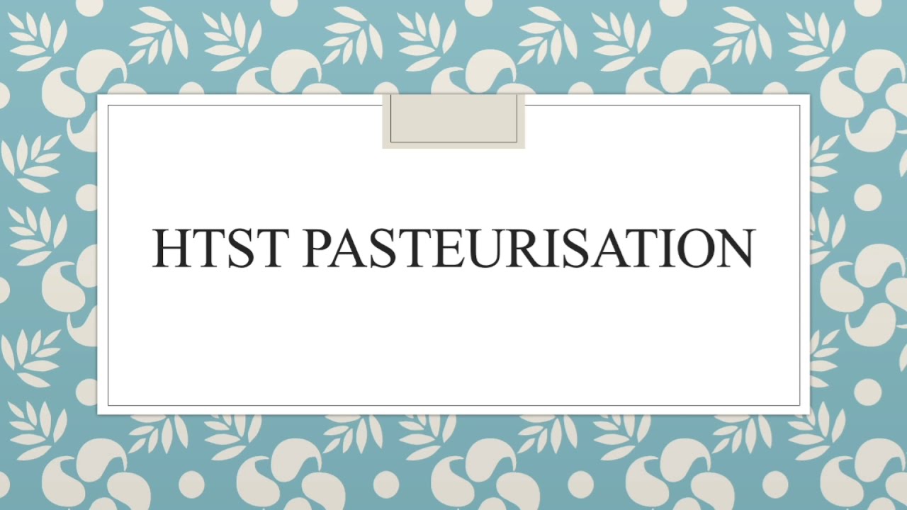 HTST pasteurisation|| Flash pasteurisation || Dairy technology