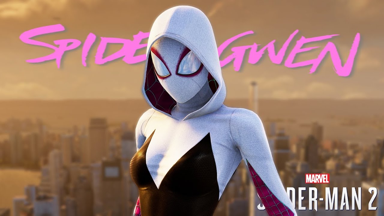 Spider-Gwen Free Roam Gameplay | No HUD | Marvel’s Spider-Man 2 Mod