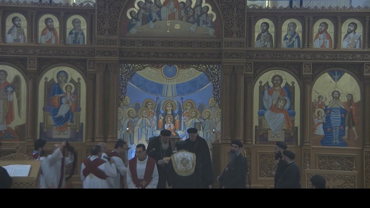 Vespers Prayer Feast of St. Mina - His Grace Bishop Kyrillos - Nov 24, 2019
