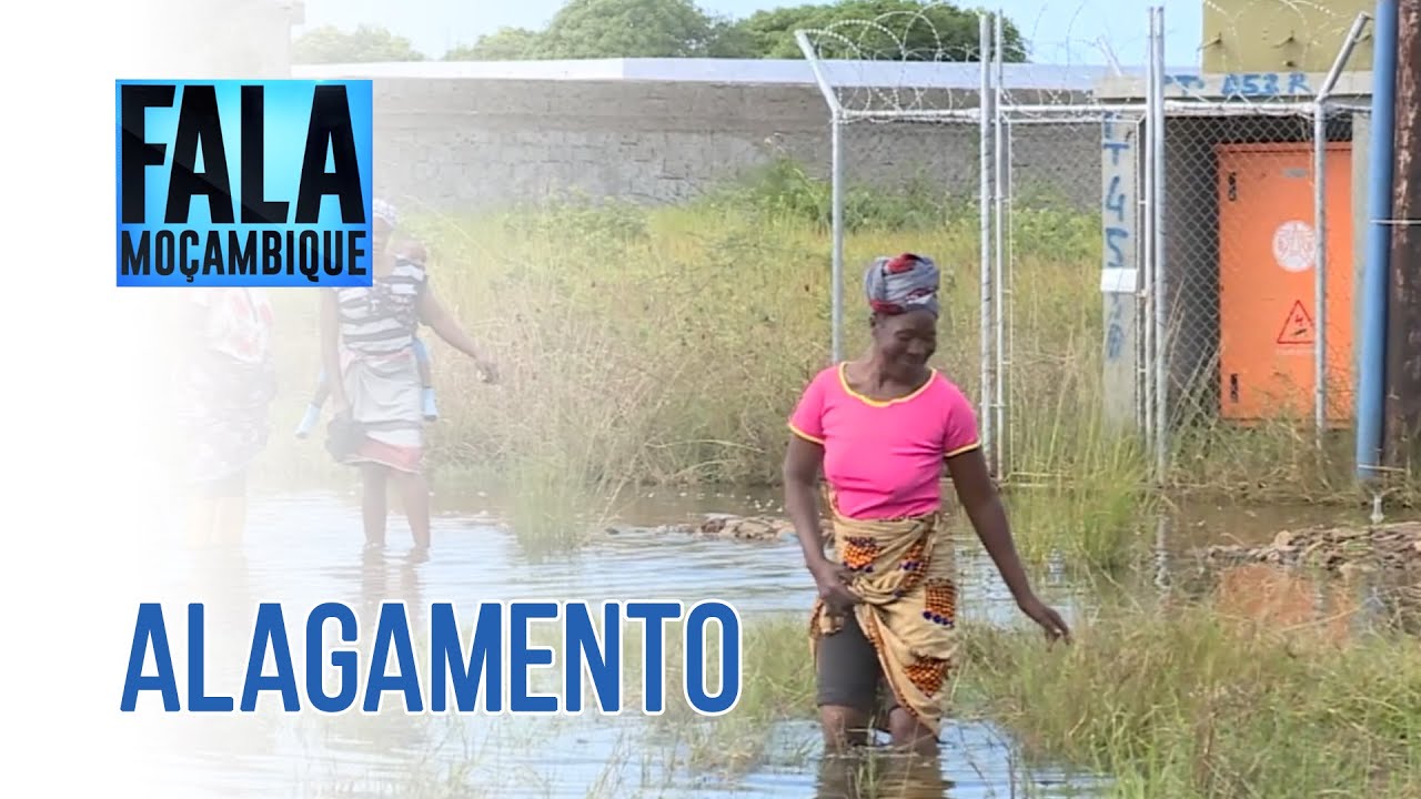 Obra de empresa fecha caminho das águas e alaga área residencial em Muntanhane