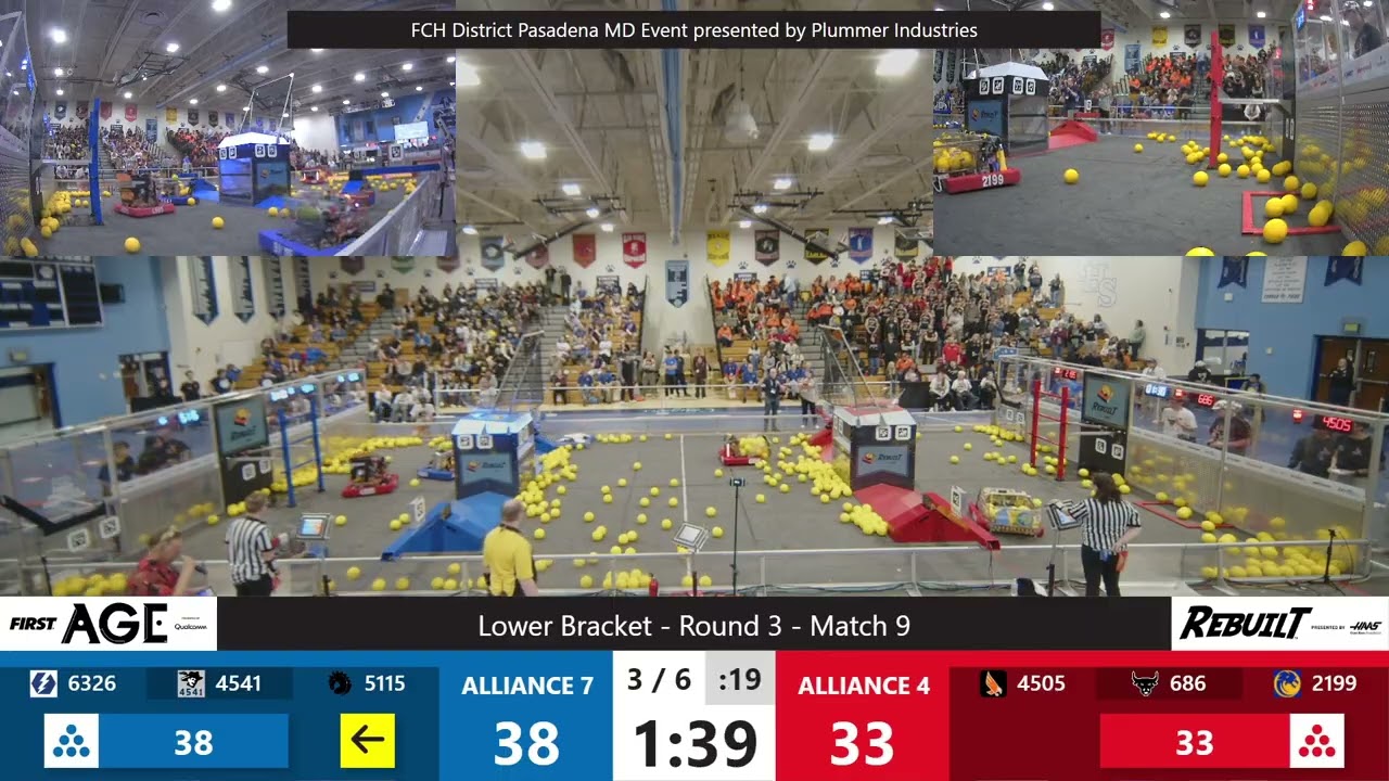 Match 9 (R3) - FCH District Pasadena MD Event presented by Plummer Industries