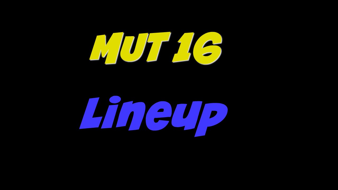 Madden 16 Lineup Update