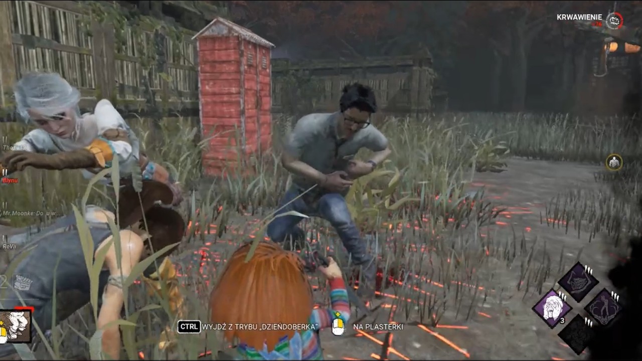 DOPADNE ICH WSZYSTKICH (w szczególności okularnika) Dead by Daylight