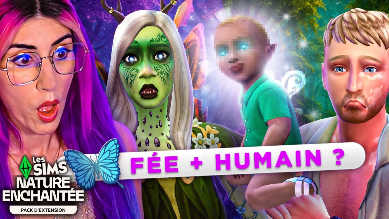 🍼 Avoir un bébé d’une FÉE et d’un humain…La vérité | Sims 4 (Nature Enchantée)