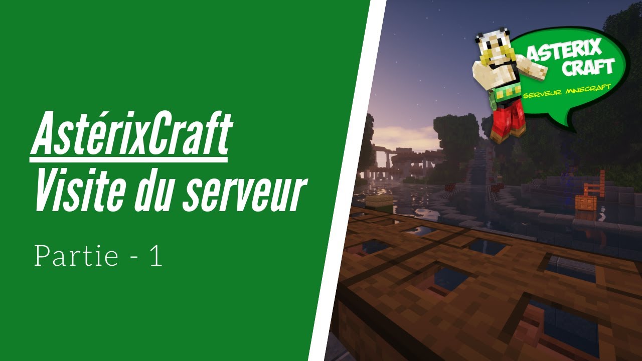 Astérixcraft - Visite du serveur (Le parc Astérix sur Minecraft) | Partie 1