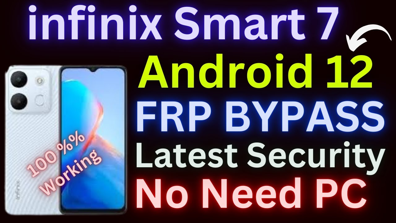 Infinix Smart 7 / 7 HD FRP Bypass Android 12/13 | Infinix (X6515) (X6516) Google Account Without PC