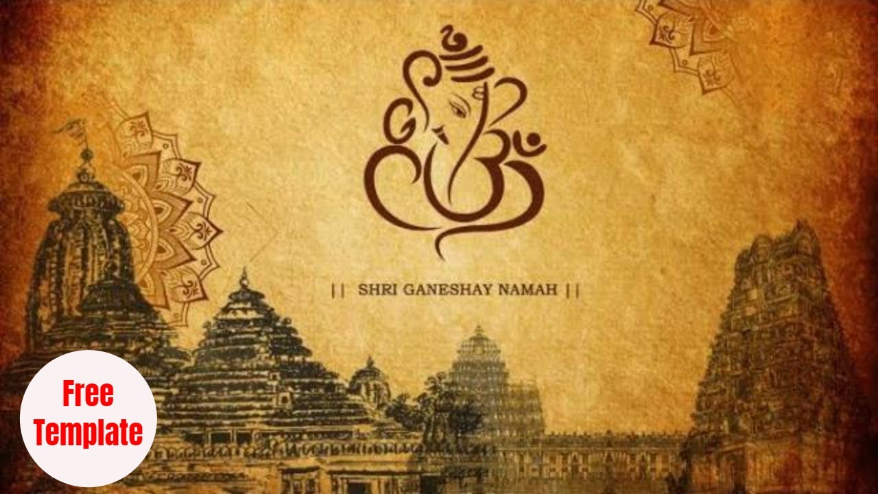 Wedding Invitation Templates Without Text Background II WT-75 II wedding invitation video