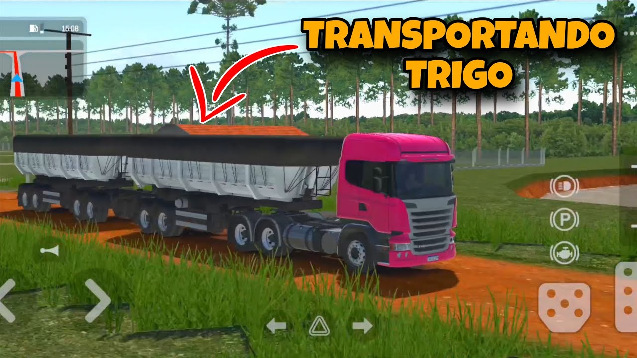 Transportando pela estrada de lama no GLOBAL TRUCK ONLINE  