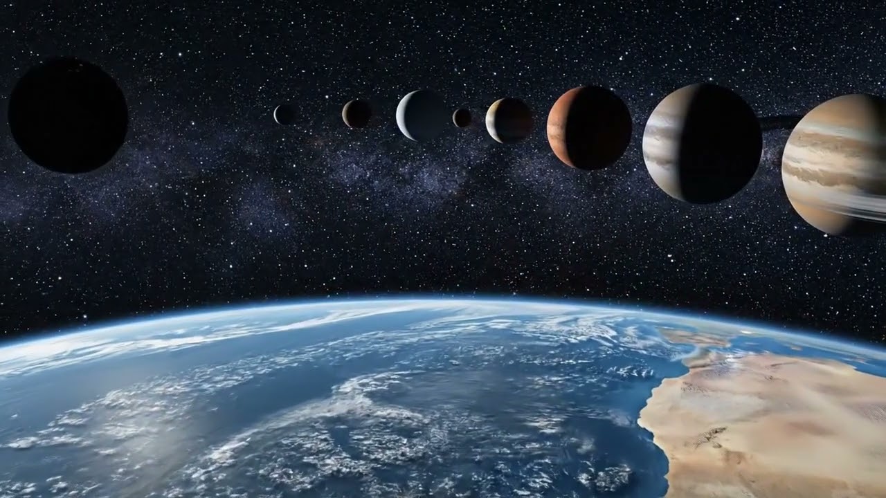 Góc Nhìn Vệ Tinh Ngoài Vũ Trụ: Trái Đất Trong Hệ Mặt Trời | Earth in the Solar System