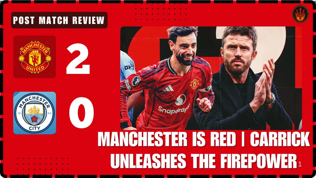 Manchester is RED !!  A Demolition of Pep's city | Match Review