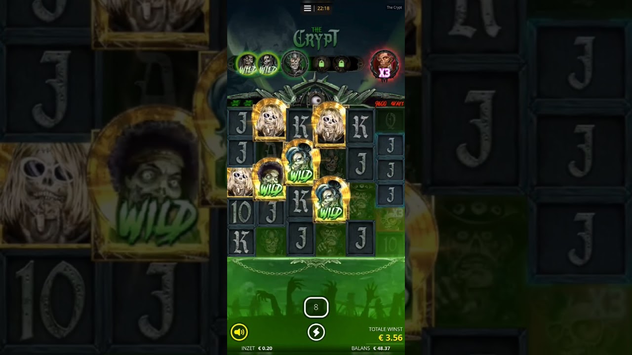 Spooky👻Horror☠️Edition, playing slot  The CRYPT.(See all? Watch the nr24 video at my channel) Enjoy!