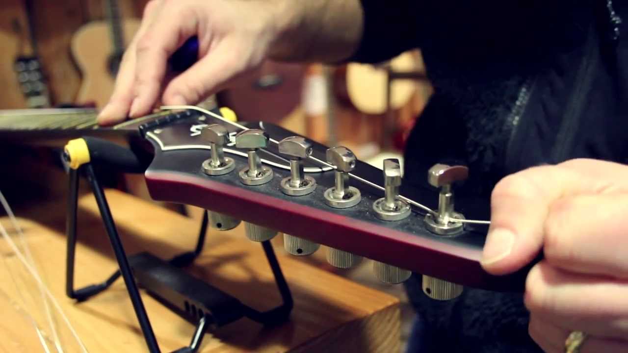 How to restring an Epiphone Firebird Gibson Firebird Electric Guitar
