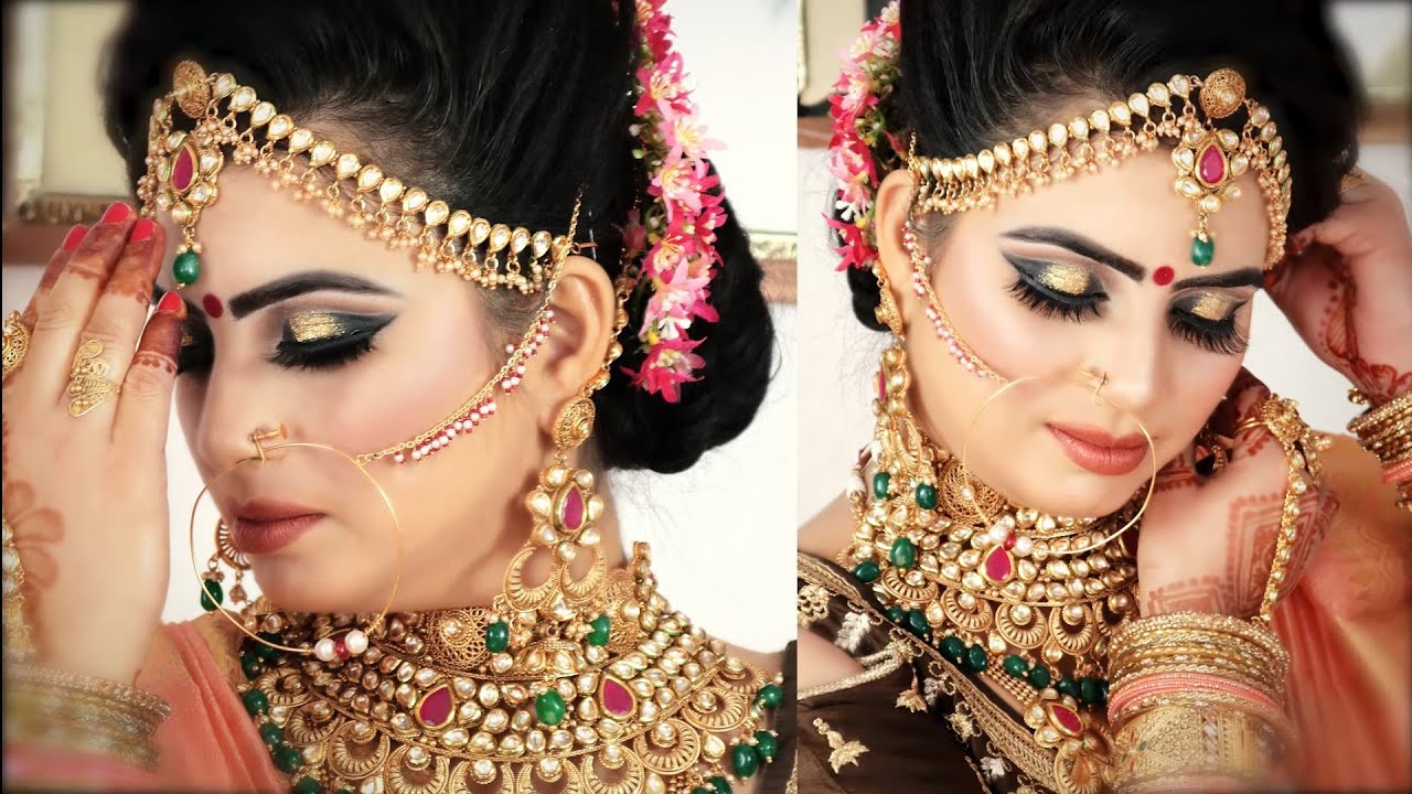 GOLDEN EYE | HD MAKEUP WITHOUT AIRBRUSH  | Prabha Makeover