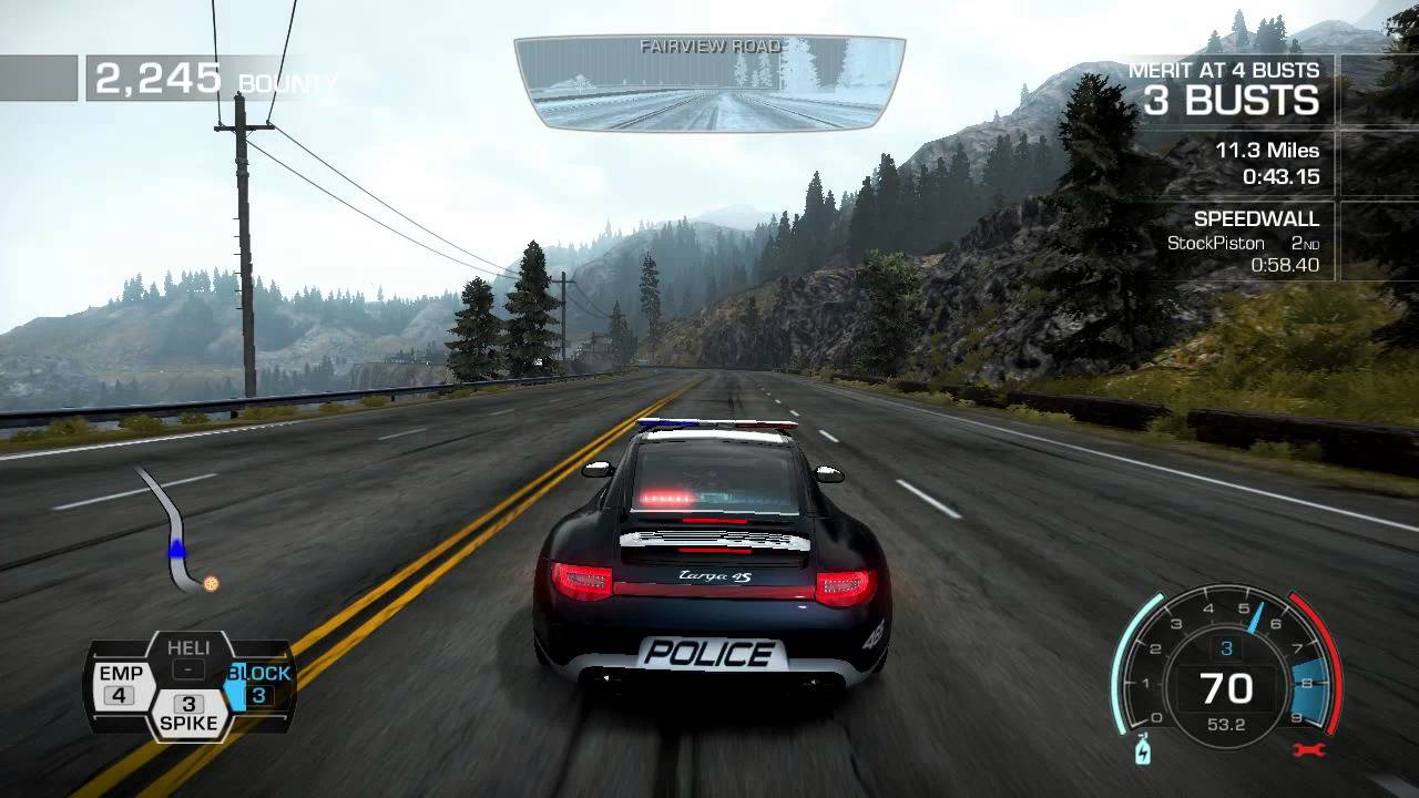 Need for Speed Hot Pursuit | Summit Assault | Porsche 911 Targa 4S