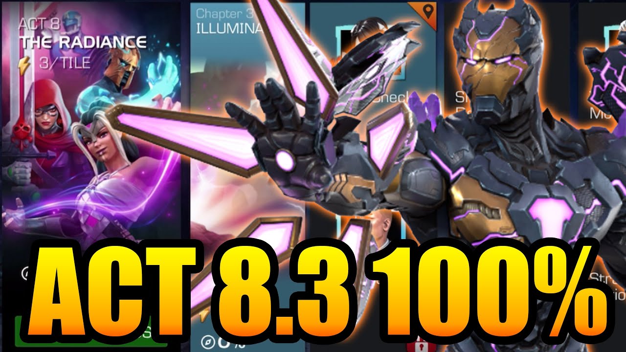 Act 8.3 100% Exploration - Seatin Whale Account - Marvel Contest Of Champions