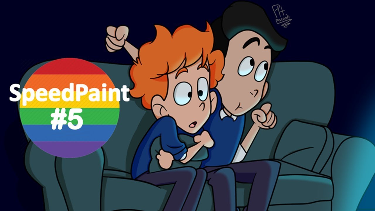 Speedpaint #5 Sherwin and Jonathan Night Movie | In a Heartbeat | Pacooh