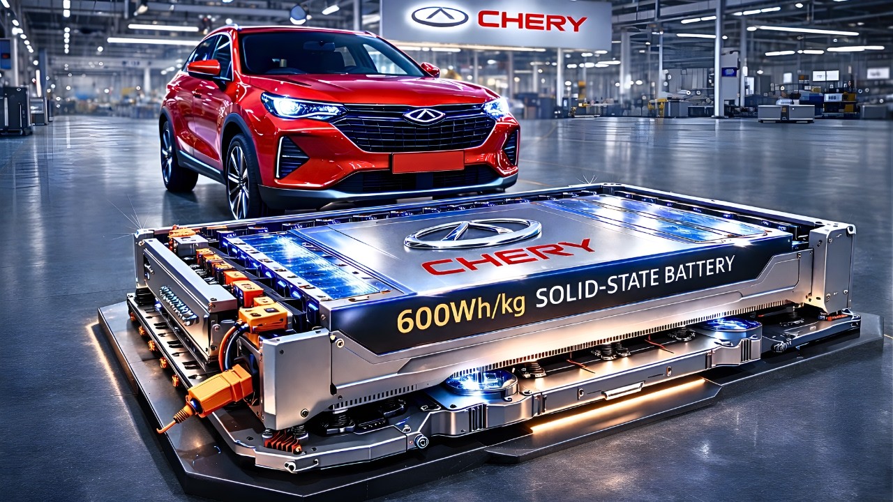 Tesla Shocked! Chery 600Wh/kg Battery Shocks Industry & Exposes Donut Lab Hype