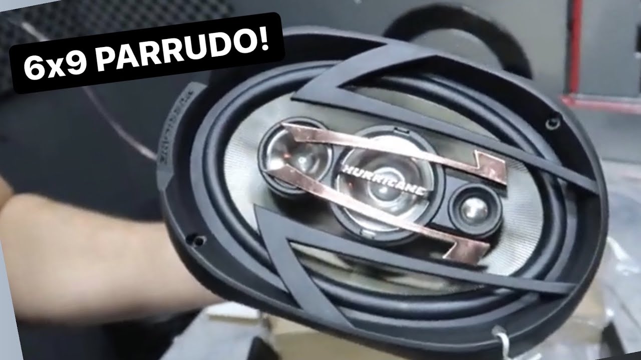 Alto Falante 6x9 Hurricane Platino QR 69 - Review e Teste