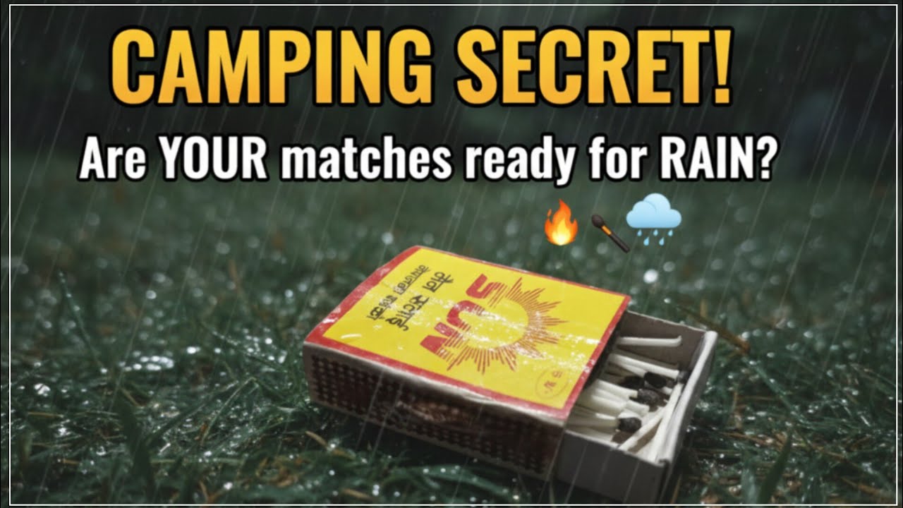 Stop Wasting Matches! 🌧️ How to Make Them 100% Waterproof