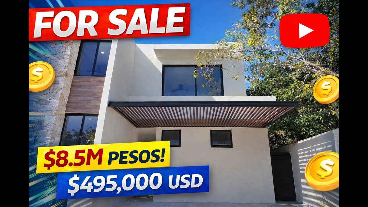 $8.5M Pesos in Mexico?! Modern Luxury Home Tour 🇲🇽