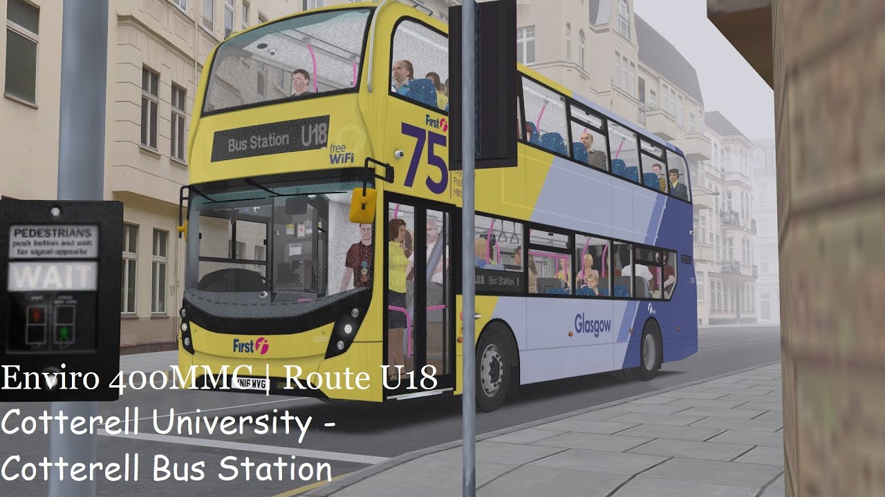OMSI 2 | Enviro 400MMC | Cotterell Bus Station - Cotterell University | Route U18