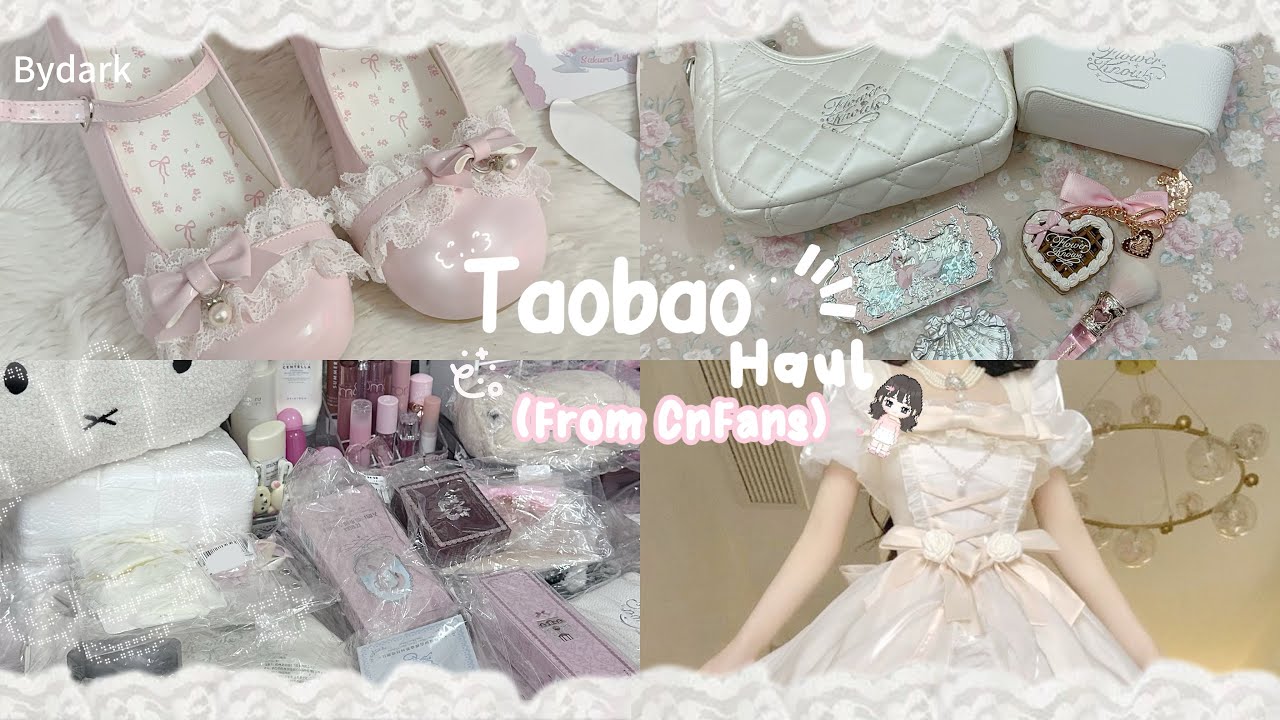 Taobao Haul from CnFans ⋆⭒˚.⋆ Flowerknows haul, Lolita dress, Coquette shoes (affordable shopping)