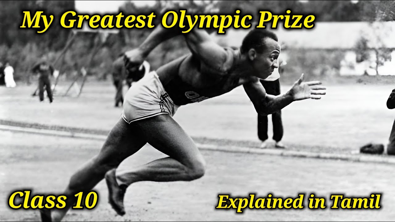 My Greatest Olympic Prize | jesse owens | luz long | explained in Tamil | athletic | friendship