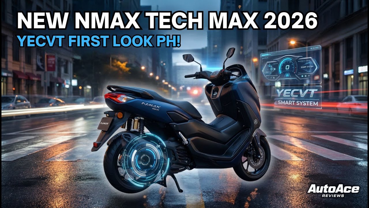 Новый Yamaha NMAX 155 Tech Max 2026 на Филиппинах &ndash; первый взгляд от YECVT и чего ожидать!