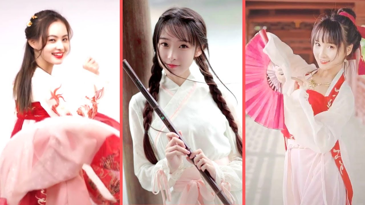 Chinese Hanfu Traditional Costume on Tik Tok China Douyin 抖音汉服 Ep.24 TRENDY