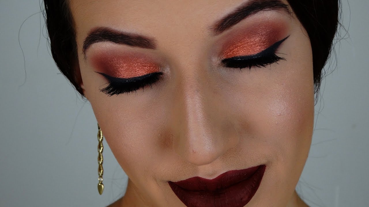 Maquiagem Fácil com Batom Vinho