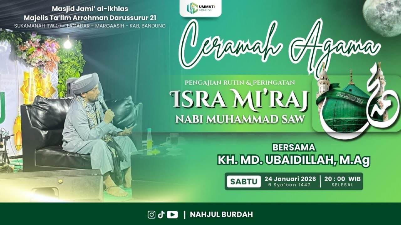[LIVE RELAY] CERAMAH KANG UBAY | Cinta Kepada Wali Allah #kangubay