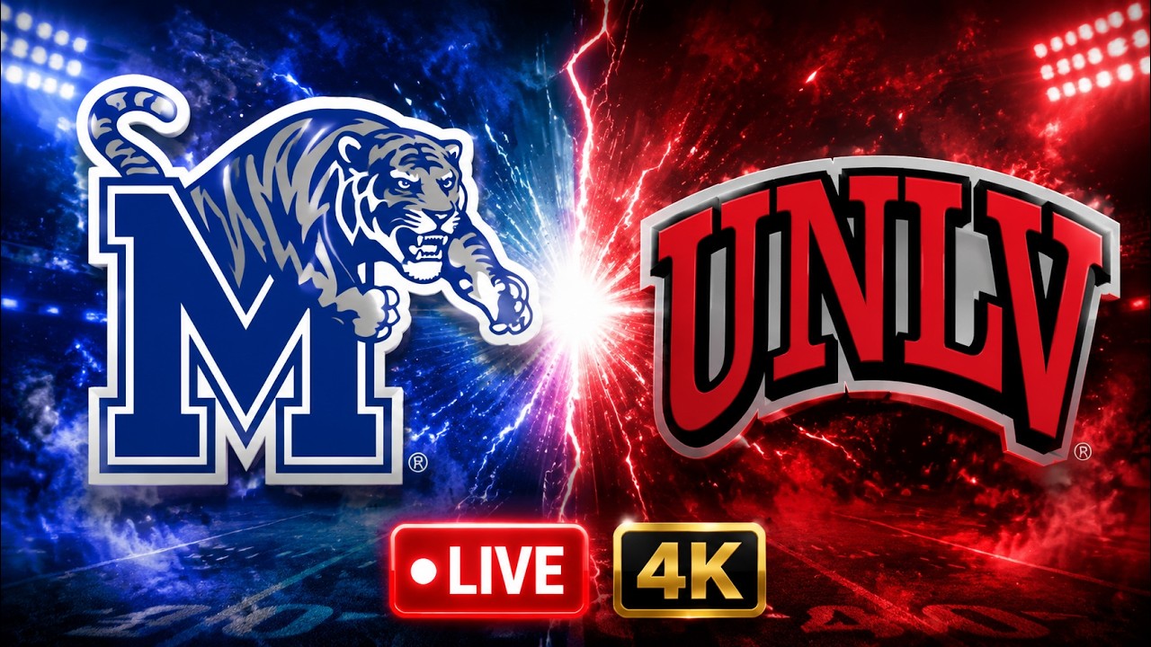 Memphis Tigers vs UNLV Rebels LIVE 4K | NCAA College Football 2026