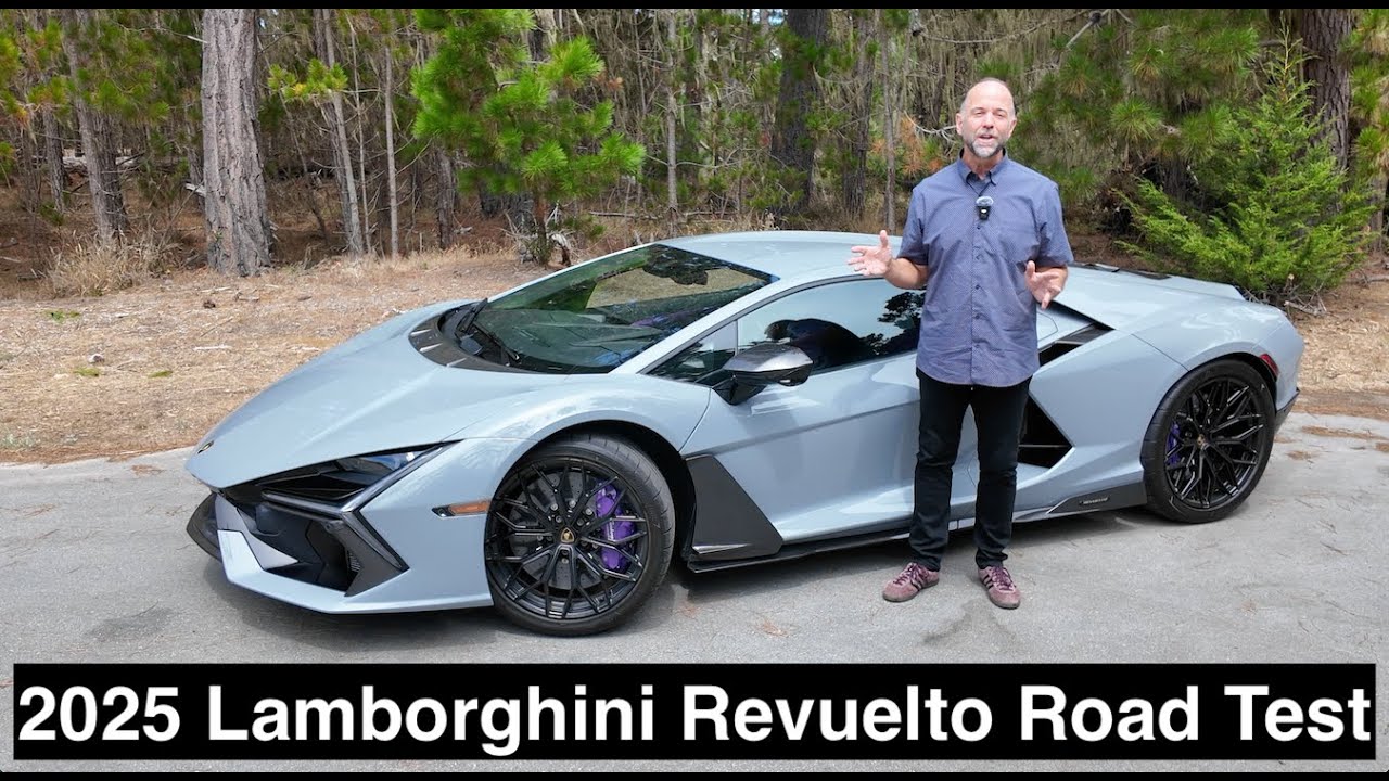 Дорожные испытания Lamborghini Revuelto 2025 года