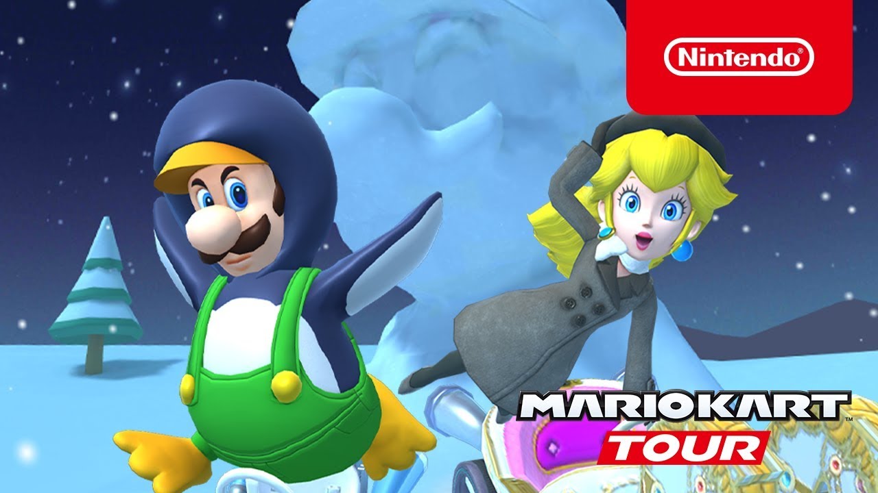 Mario Kart Tour - Ice Tour Trailer
