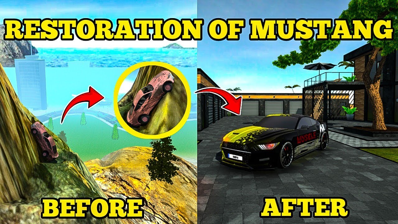 Restoration Of Abandoned Mustang Gt | Car Simulator 2 | New Update 