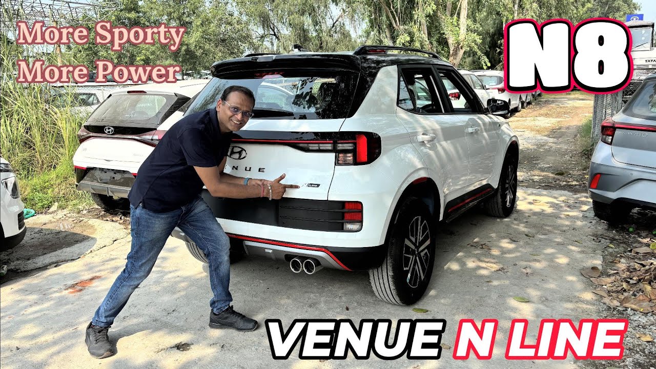 More Sporty Look More Powerful Engine wali  New HYUNDAI VENUE N LINE N8 ko Dekhiye ❤️