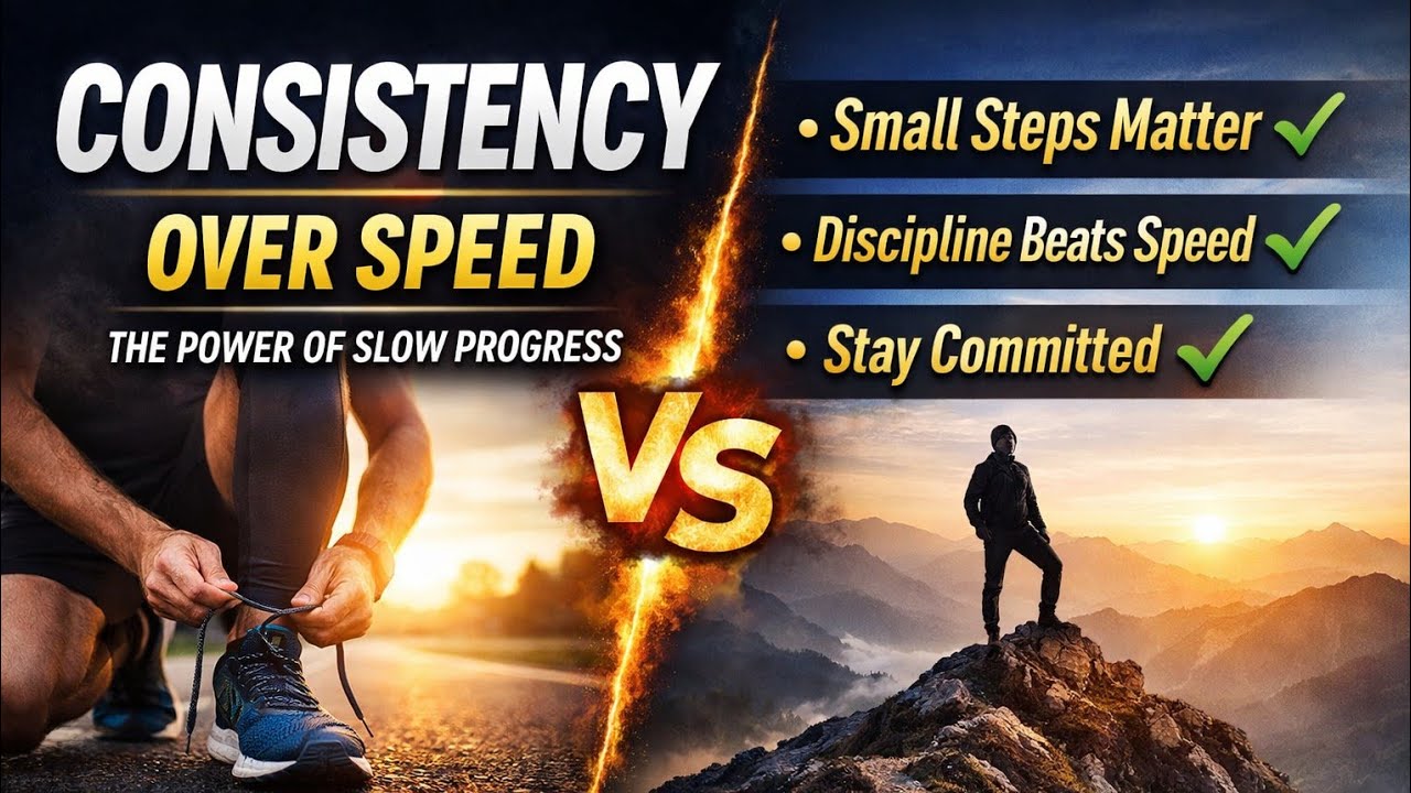 When You Choose Consistency Over Speed | The Power of Slow Progress  | 2026