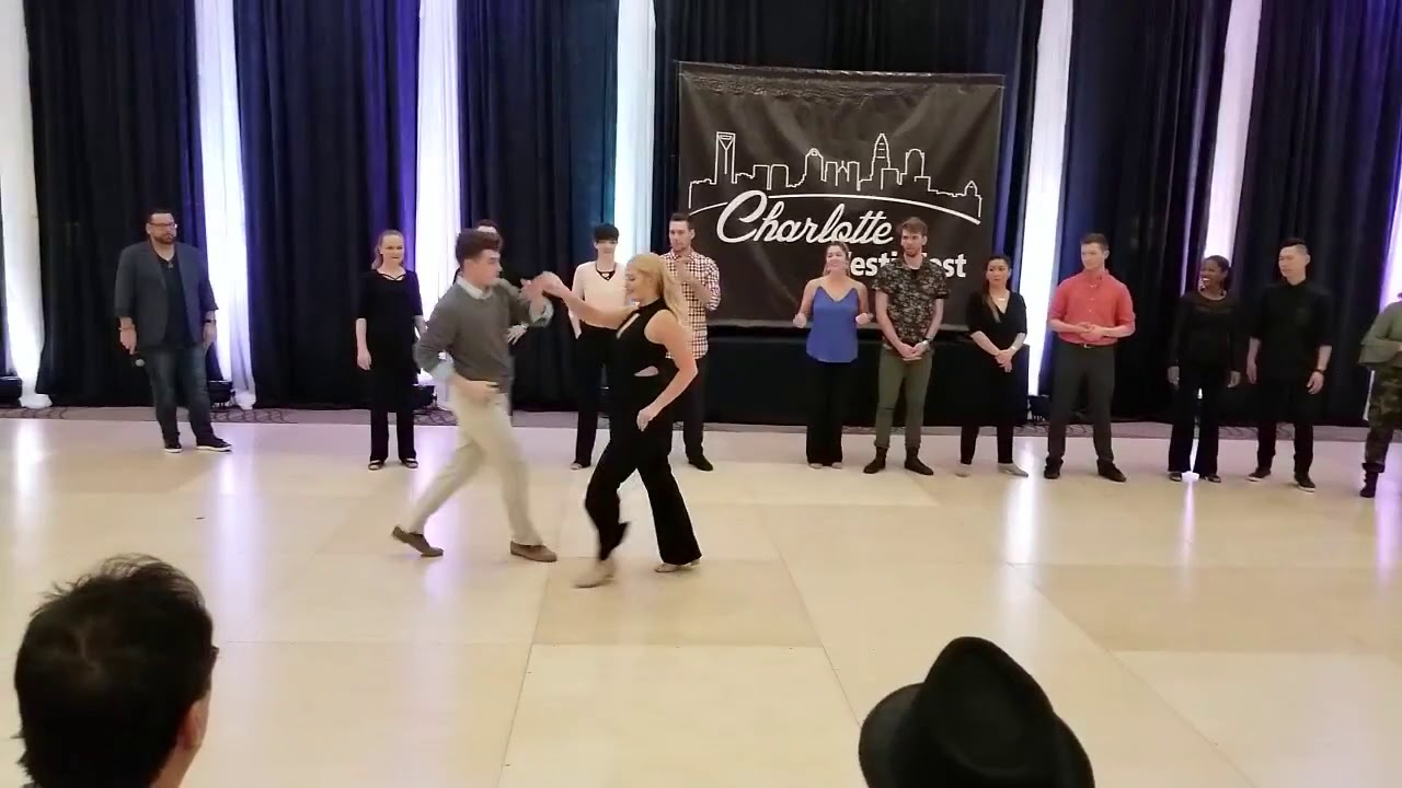 Ryan Boz and Alexis Garrish 2019 CWF 1st Place Lead/Follow West Coast Swing