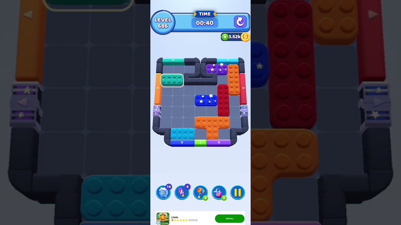 Game Solution Color Block 686