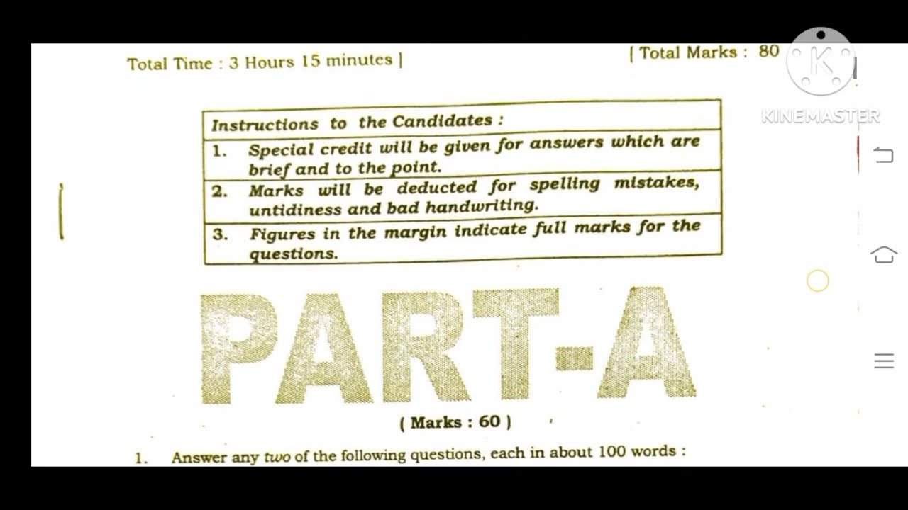 HS English 2022 questions paper