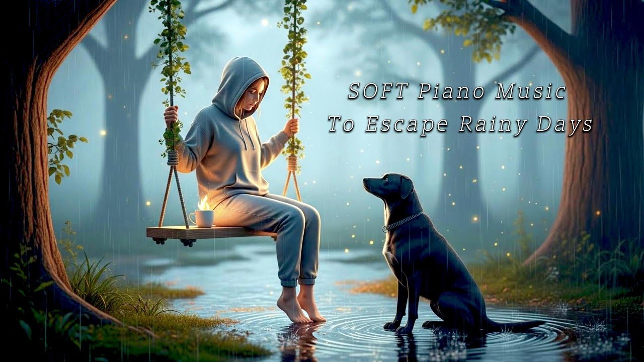 SOFT Piano Music To Escape Rainy Days