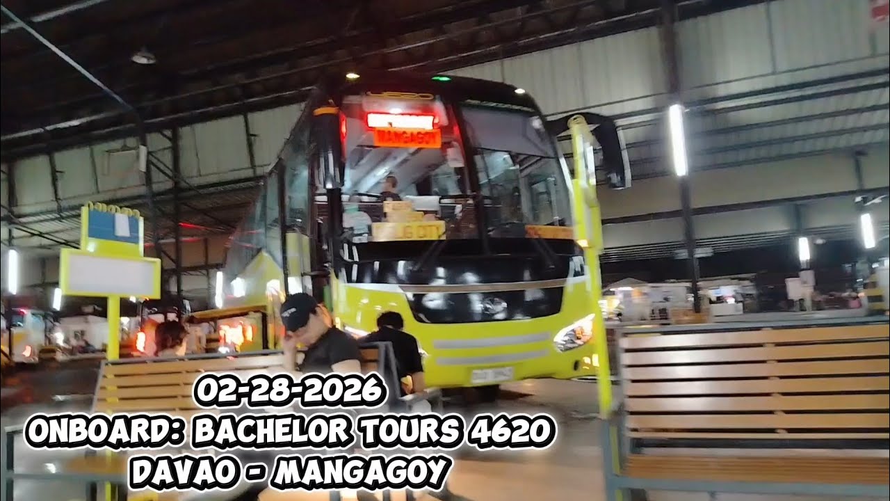 02/28/2026: DAVAO CITY TO MANGAGOY, BISLIG CITY Onboard: Bachelor Tours 4620