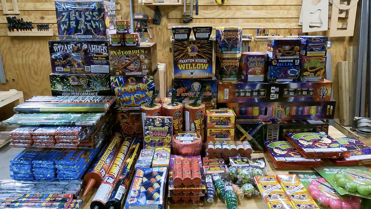 Phantom Fireworks Haul — $2,200 Worth of Fireworks!