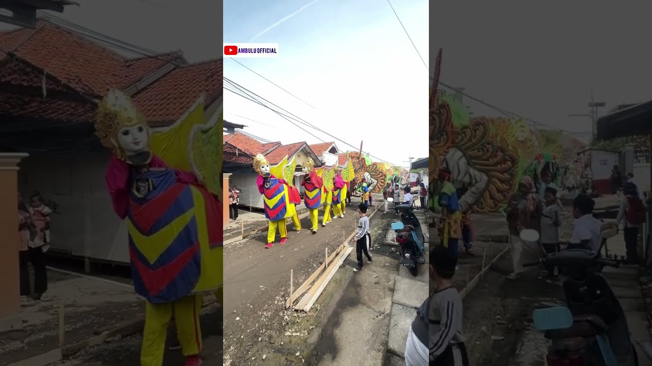 Hajatan burok aji putra di desa ambulu